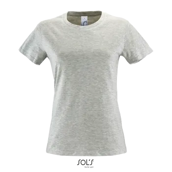 Φωτογραφία από μπροστά από Regent Women - Γυναικείο T-shirt σε χρώμα Ash