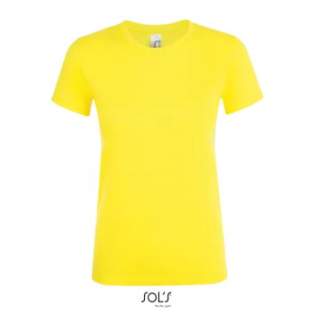 Φωτογραφία από μπροστά από Regent Women - Γυναικείο T-shirt σε χρώμα Lemon