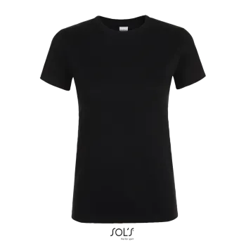 Φωτογραφία από μπροστά από Regent Women 3XL - Γυναικείο T-shirt σε χρώμα Deep Black