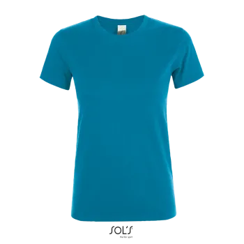 Φωτογραφία από μπροστά από Regent Women - Γυναικείο T-shirt σε χρώμα Aqua