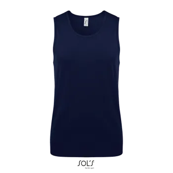 Φωτογραφία από μπροστά από Sporty TT Men 3XL - Ανδρικό αμάνικο αθλητικό μπλουζάκι σε χρώμα French Navy