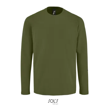 Φωτογραφία από μπροστά από Imperial LSL Men 3-4XL - Ανδρικό μακρυμάνικο T-shirt σε χρώμα Dark Khaki