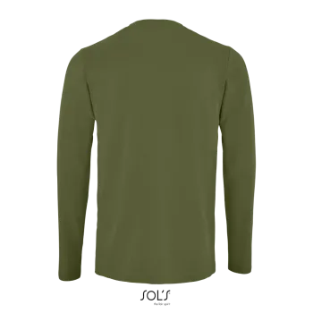 Φωτογραφία από πίσω από Imperial LSL Men 3-4XL - Ανδρικό μακρυμάνικο T-shirt σε χρώμα Dark Khaki