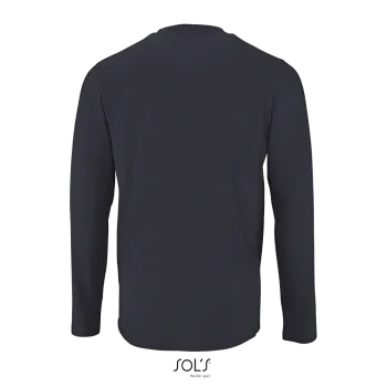 Φωτογραφία από πίσω από Imperial LSL Men 3-4XL - Ανδρικό μακρυμάνικο T-shirt σε χρώμα Mouse Grey