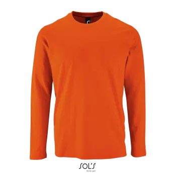 Φωτογραφία από μπροστά από Imperial LSL Men 3-4XL - Ανδρικό μακρυμάνικο T-shirt σε χρώμα Orange