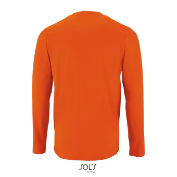 Φωτογραφία από πίσω από Imperial LSL Men 3-4XL - Ανδρικό μακρυμάνικο T-shirt σε χρώμα Orange