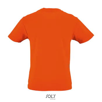 Φωτογραφία από πίσω από Milo Kids - Παιδικό οργανικό T-shirt σε χρώμα Orange