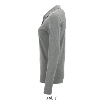 Φωτογραφία προφίλ από Perfect LSL Women 3XL - Γυναικείο μακρυμάνικο πόλο πικέ σε χρώμα Grey Melange