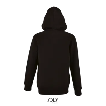 Φωτογραφία από πίσω από Stone Kids - Παιδική ζακέτα φούτερ με κουκούλα σε χρώμα Black