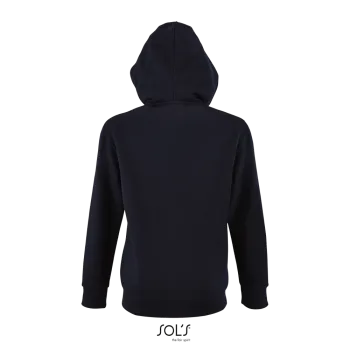 Φωτογραφία από πίσω από Stone Kids - Παιδική ζακέτα φούτερ με κουκούλα σε χρώμα French Navy