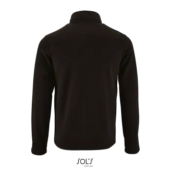 Φωτογραφία από πίσω από Norman Men 4-5XL - Ανδρική ζακέτα fleece σε χρώμα Black