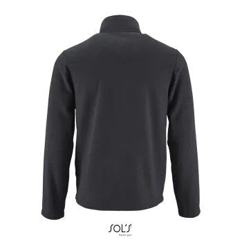 Φωτογραφία από πίσω από Norman Men 4-5XL - Ανδρική ζακέτα fleece σε χρώμα Charcoal Grey