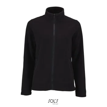 Φωτογραφία από μπροστά από Norman Women 3XL - Γυναικεία ζακέτα fleece σε χρώμα Black