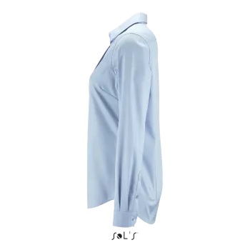 Φωτογραφία προφίλ από Brody Women - Γυναικείο μακρυμάνικο πουκάμισο herringbone σε χρώμα Sky Blue