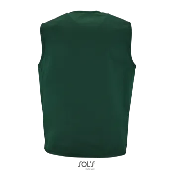 Φωτογραφία από πίσω από Wallace 3-4XL - Unisex γιλέκο σε χρώμα Forest Green