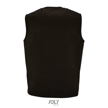 Φωτογραφία από πίσω από Wallace 3-4XL - Unisex γιλέκο σε χρώμα Black