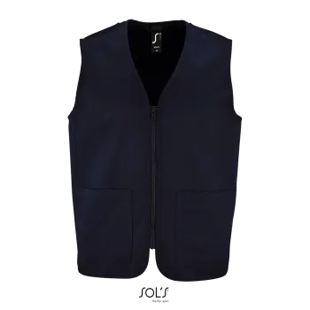 Φωτογραφία από μπροστά από Wallace 3-4XL - Unisex γιλέκο σε χρώμα French Navy