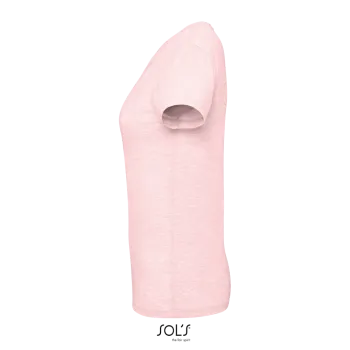 Φωτογραφία προφίλ από Regent Fit Women Heather - Γυναικείο T-shirt σε στενή γραμμή σε χρώμα Heather Pink