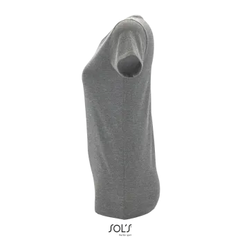 Φωτογραφία προφίλ από Regent Fit Women - Γυναικείο T-shirt σε στενή γραμμή σε χρώμα Grey Melange