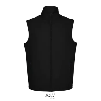 Φωτογραφία από μπροστά από Race BW Men 4XL - Ανδρικό softshell γιλέκο σε χρώμα Black