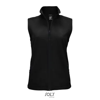Φωτογραφία από πίσω από Race BW Women - Γυναικείο softshell γιλέκο σε χρώμα Black