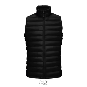 Φωτογραφία από μπροστά από Wilson BW Men 3XL - Ανδρικό ελαφρύ πουπουλένιο γιλέκο σε χρώμα Black