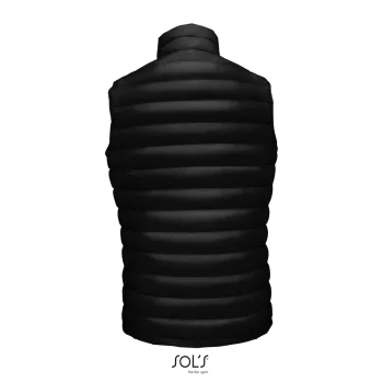 Φωτογραφία από πίσω από Wilson BW Men 3XL - Ανδρικό ελαφρύ πουπουλένιο γιλέκο σε χρώμα Black