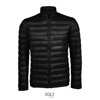 Φωτογραφία από μπροστά από Wilson Men 3XL - Ανδρικό ελαφρύ πουπουλένιο τζάκετ σε χρώμα Black