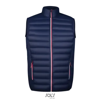 Φωτογραφία από μπροστά από Victoire BW Men 3XL - Ανδρικό ελαφρύ πουπουλένιο γιλέκο σε χρώμα French Navy