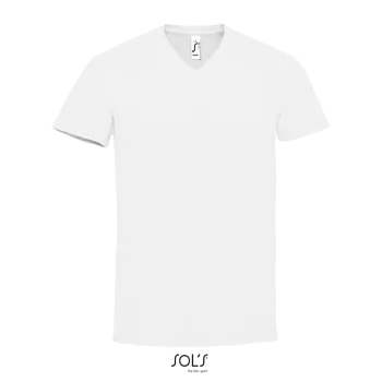 Φωτογραφία από μπροστά από Imperial V Men Λευκό 3XL - Ανδρικό T-shirt με λαιμόκοψη 