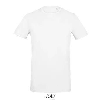 Φωτογραφία από μπροστά από Millenium Men Λευκό 3XL-  - Ανδρικό T-shirt σε χρώμα White