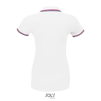 Φωτογραφία από πίσω από Prestige Women Λευκό - Γυναικείο πόλο σε χρώμα White