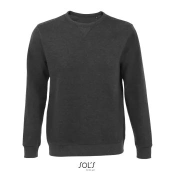 Φωτογραφία από μπροστά από Sully 3XL - Ανδρική μπλούζα φούτερ σε χρώμα Charcoal Melange