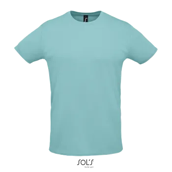 Φωτογραφία από μπροστά από Sprint 3XL - Unisex αθλητικό T-shirt σε χρώμα Pool Blue