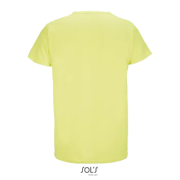Φωτογραφία από πίσω από Sprint 3XL - Unisex αθλητικό T-shirt σε χρώμα Neon Yellow