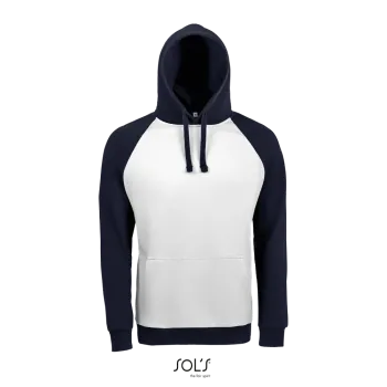 Φωτογραφία από μπροστά από Seattle 3XL - Unisex φούτερ δίχρωμο σε χρώμα White-Navy