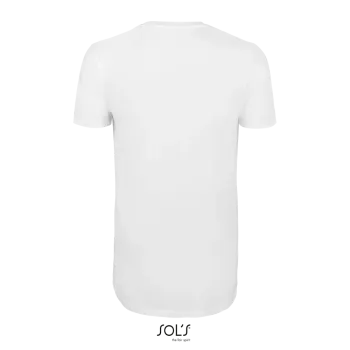 Φωτογραφία από πίσω από Magnum Men Λευκό - Ανδρικό μακρύ T-shirt σε χρώμα White