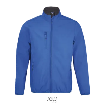 Φωτογραφία από μπροστά από Radian Men 3-4XL - Ανδρικό softshell σε χρώμα Royal Blue