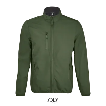 Φωτογραφία από μπροστά από Radian Men 3-4XL - Ανδρικό softshell σε χρώμα Forest Green