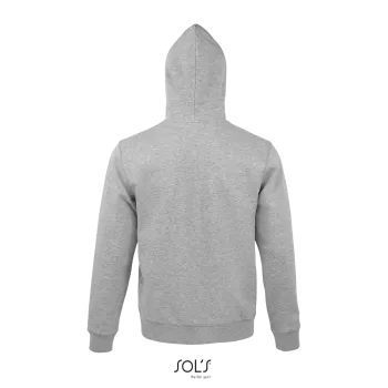 Φωτογραφία από πίσω από Spike Men 3XL - Ανδρική ζακέτα φούτερ με κουκούλα σε χρώμα Grey Melange