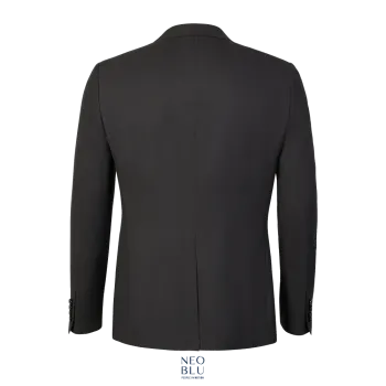 Φωτογραφία από πίσω από Marius Men (58-66) - Ανδρικό σακάκι κοστουμιού σε χρώμα Anthracite Melanged