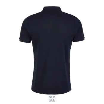 Φωτογραφία από πίσω από Owen Men 3-4XL - Ανδρικό πόλο πικέ σε χρώμα Night