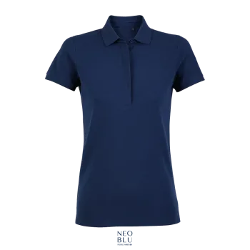 Φωτογραφία από μπροστά από Owen Women 3XL - Γυναικείο πόλο πικέ σε χρώμα Deep Blue