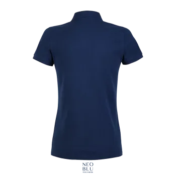 Φωτογραφία από πίσω από Owen Women 3XL - Γυναικείο πόλο πικέ σε χρώμα Deep Blue