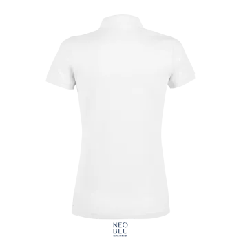 Φωτογραφία από πίσω από Owen Women 3XL - Γυναικείο πόλο πικέ σε χρώμα White Optic