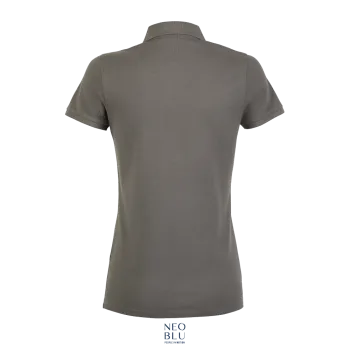 Φωτογραφία από πίσω από Owen Women 3XL - Γυναικείο πόλο πικέ σε χρώμα Grey Soft