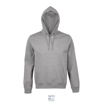 Φωτογραφία από μπροστά από Nicholas Men 3-4XL - Ανδρικό φούτερ με κουκούλα σε χρώμα Grey Melange