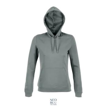 Φωτογραφία από μπροστά από Nicholas Women 3XL - Γυναικείο φούτερ με κουκούλα σε χρώμα Dusty Green