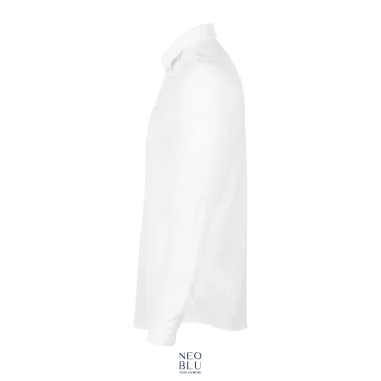 Φωτογραφία προφίλ από Balthazar Men 3-4XL - Ανδρικό Μερσεριζέ Πουκάμισο σε χρώμα White Optic