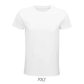 Φωτογραφία από μπροστά από Pioneer Men Λευκό 4XL - Ανδρικό οργανικό T-shirt σε χρώμα White